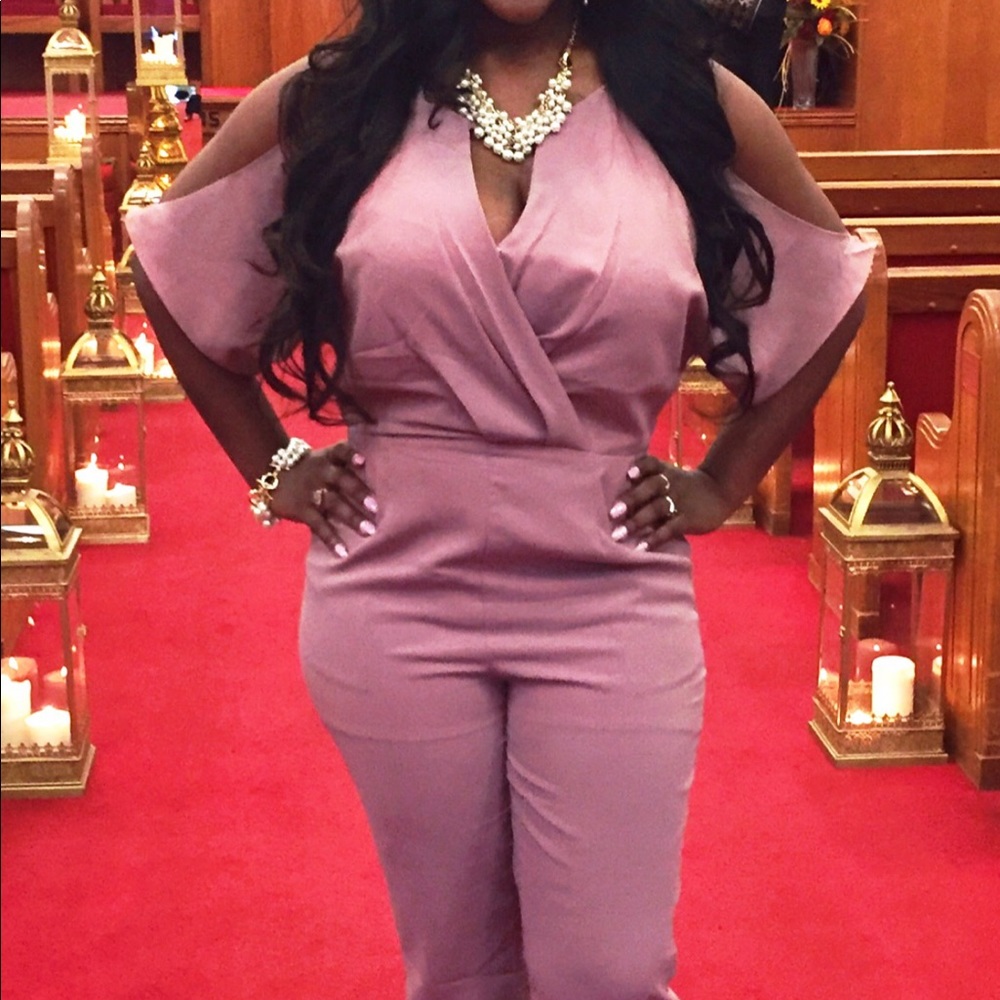 Gianni Bini Nude Jumpsuit